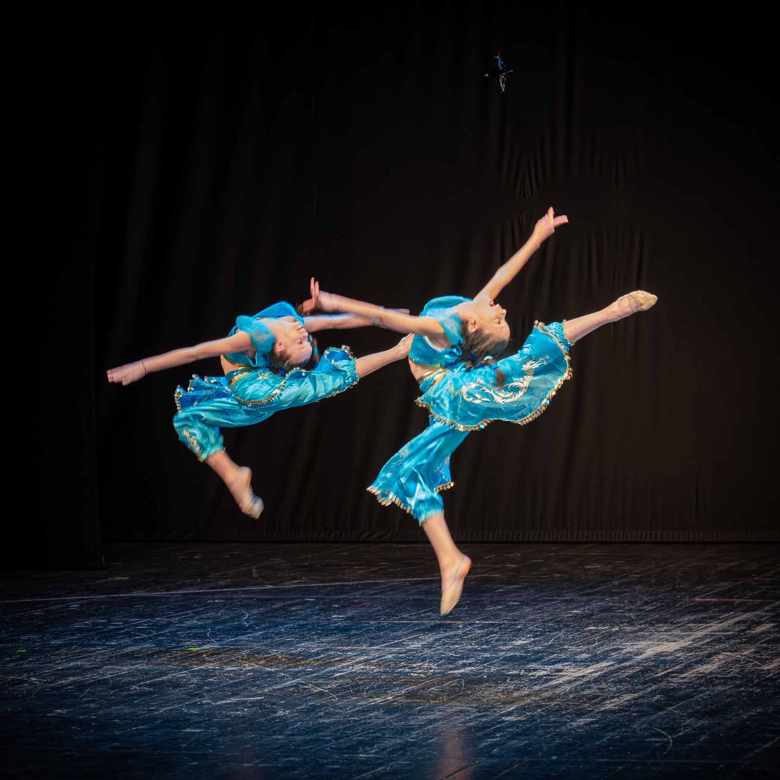 Dansatori Costum Albastru